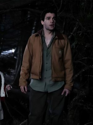 Wolf Man 2025 Christopher Abbott Leather Jacket