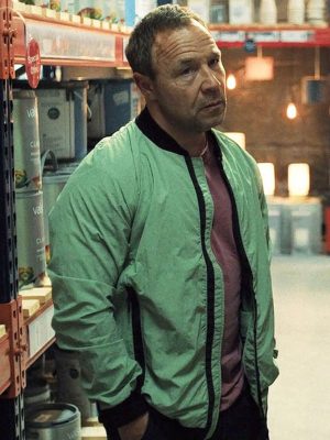 Adolescence S1 Stephen Graham Green Bomber Jacket