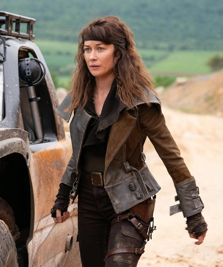 Olga - Anthracite Leather Jacket