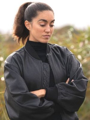Barbara Havers Lynley S01 Black Leather Jacket