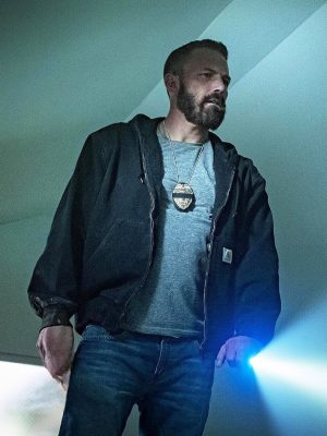 JD Byrne The Rip 2026 Ben Affleck Black Cotton Jacket