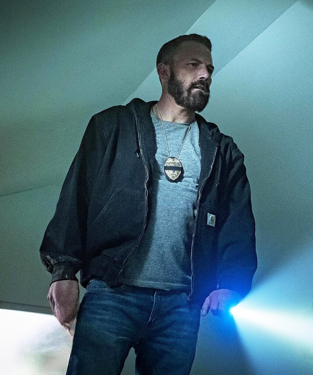 JD Byrne The Rip 2026 Ben Affleck Black Cotton Jacket