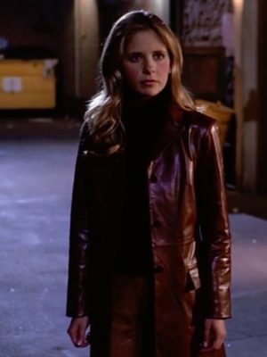 Buffy the Vampire Slayer Sarah Michelle Gellar Leather Coat