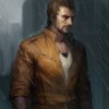 Counter Strike 2 Gerard Brown Leather Jacket