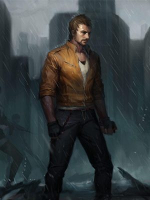 Counter Strike 2 Gerard Brown Leather Jacket