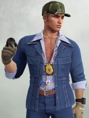Counter Strike 2 Michael Blue Jacket