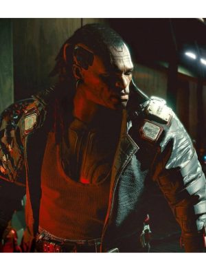 Cyberpunk 2077 Placide Leather Trench Coat