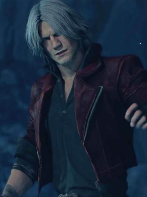 Dante Devil May Cry 5 Red Leather Costume Jacket