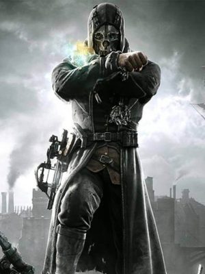 Dishonored Corvo Attano Black Leather Coat