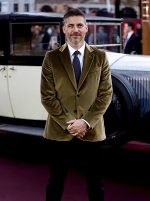 Downton Abbey Robert James Collier Olive Green Blazer