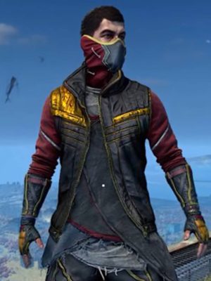 Dying Light 2 Aiden Black Leather Vest