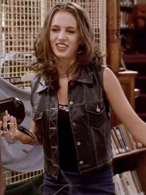 Faith Lehane Buffy the Vampire Slayer Leather Vest