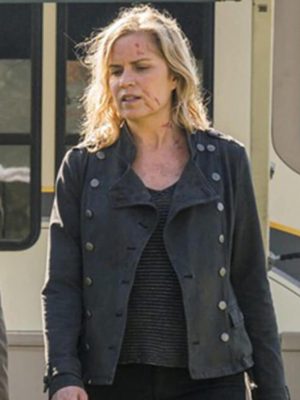 Fear the Walking Dead Madison Clark Black Cotton Jacket