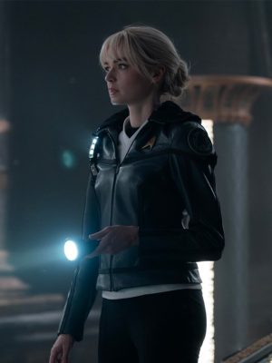 Jess Bush Star Trek Strange New Worlds Leather Costume Jacket