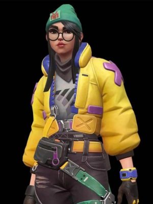 Killjoy Valorant Yellow Puffer Jacket