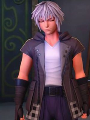 Kingdom Hearts III Riku Black Leather Jacket