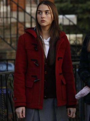 Lili Reinhart Law and Order SVU Red Wool Coat