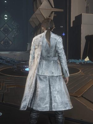 Lost Soul Aside Kaser Grey Leather Coat