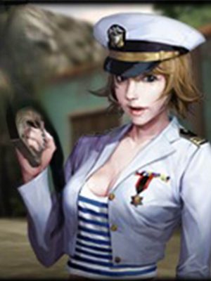 Lucia Counter Strike 2 White Leather Jacket