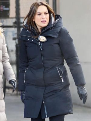 Mariska Hargitay Law and Order SVU Hooded Coat