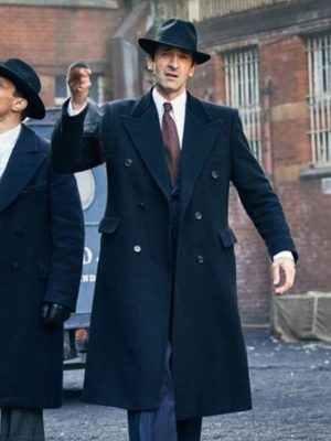 Adrien Brody Peaky Blinders Blue Trench Coat