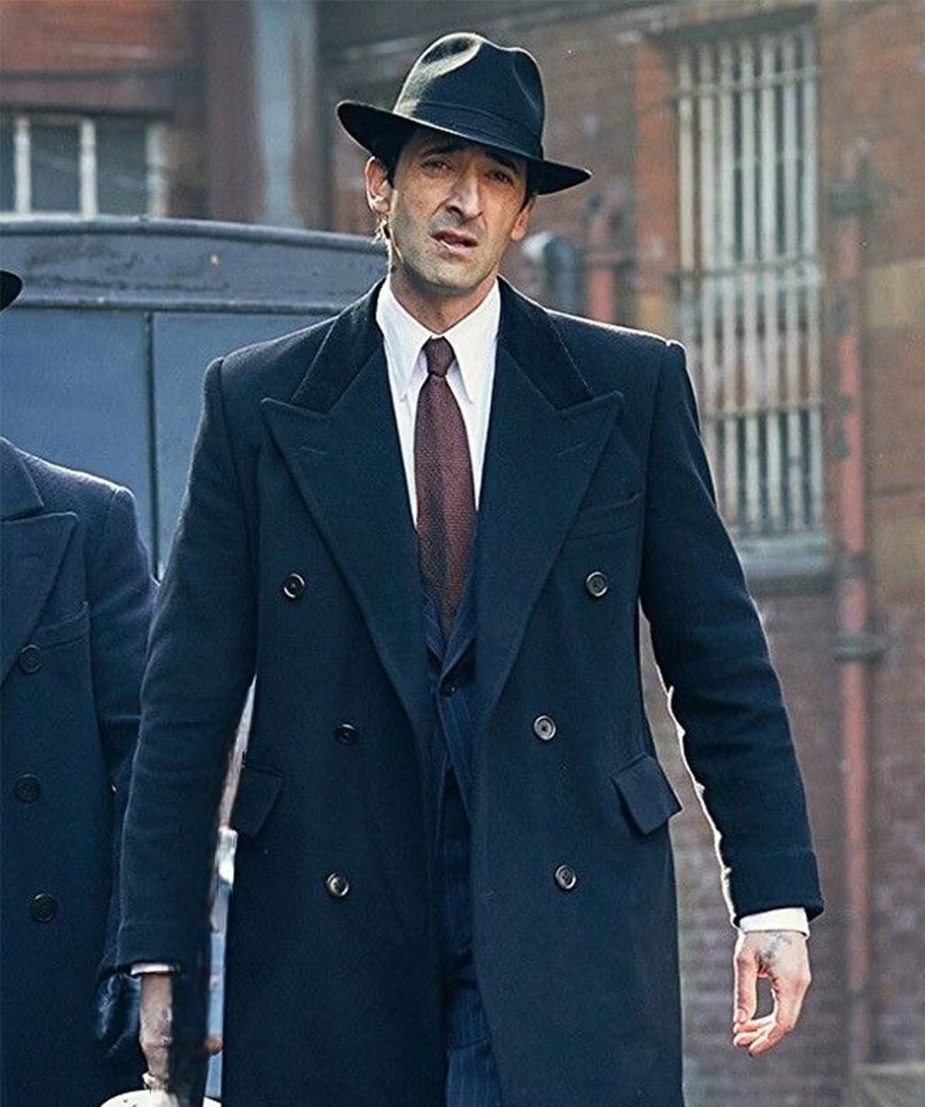 Adrien Brody Peaky Blinders Blue Trench Coat