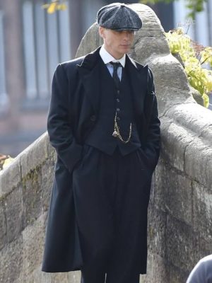 Peaky Blinders Thomas Shelby Black Wool Coat