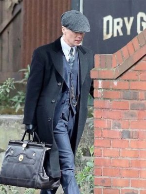 Peaky Blinders Thomas Shelby Black Wool Coat
