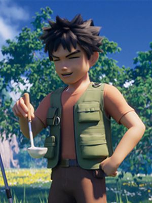 Pokemon Brock Green Costume Vest