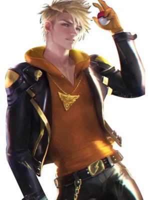 Pokémon Go Spark Black Leather Jacket
