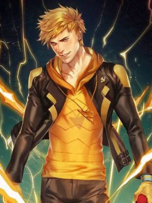 Pokémon Go Spark Black Leather Jacket