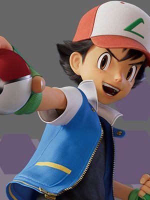 Pokemon Satoshi Blue Leather Jacket