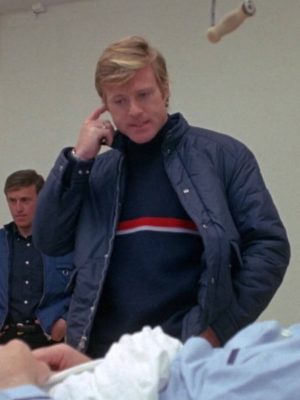 Robert Redford Downhill Racer 1969 Black Jacket