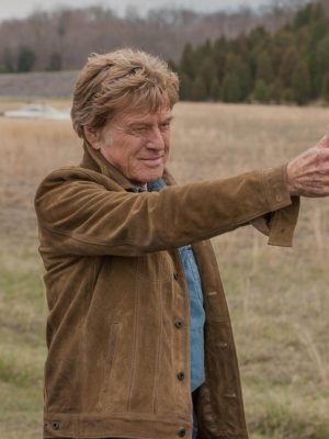 Robert Redford The Old Man & The Gun Suede Jacket