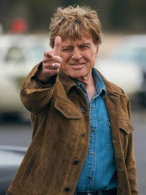 Robert Redford The Old Man & The Gun Suede Jacket