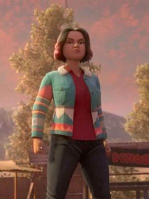 Sammy Gutierrez Jurassic World Chaos Theory Shearling Jacket