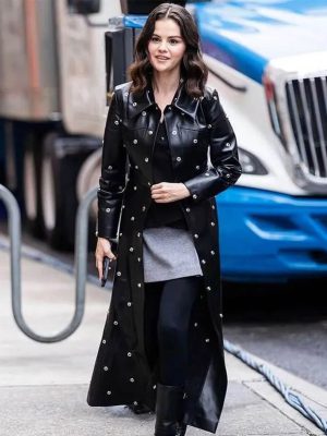 Selena Gomez Only Murders In The Building S5 Leather Coat