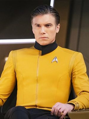 Star Trek Discovery Anson Mount Yellow Costume Jacket