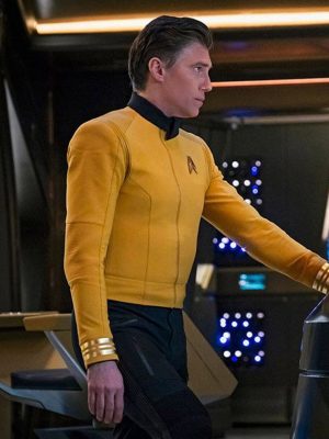 Star Trek Discovery Anson Mount Yellow Costume Jacket