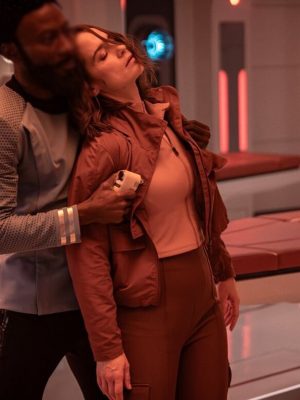 Star Trek: Strange New Worlds Captain Batel Maroon Jacket