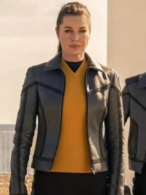 Star Trek Strange New Worlds Rebecca Romijn Leather Jacket