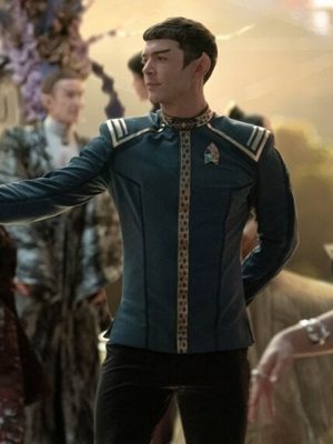 Star Trek: Strange New Worlds Spock Blue Costume Jacket