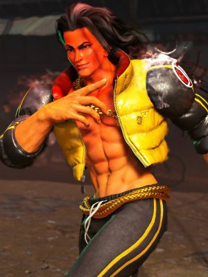 Street Fighter 6 Jamie Puffer Jacket