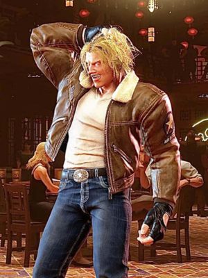 Street Fighter 6 Terry Bogard Brown Leather Jacket