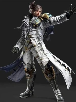 Tekken 8 2023 Lars Alexandersson White Leather Coat