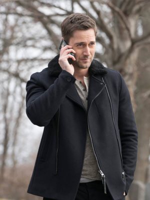 The Blacklist Ryan Eggold Suede Black Jacket