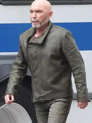 Jackie Earle Haley The Dark Tower Green Leather Jacket