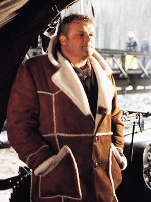 The First Blood Brian Dennehy Vintage Suede Jacket