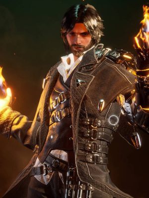 The First Descendant Blair Black Costume Coat