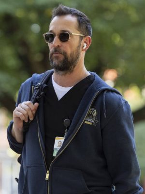 The Pitt 2025 Noah Wyle Blue Fleece Jacket